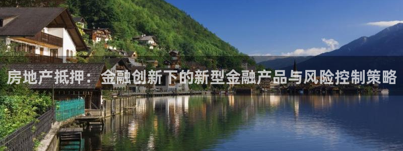新宝5唯一：房地产抵押：金融创新下的新型金融产品与风险控制策