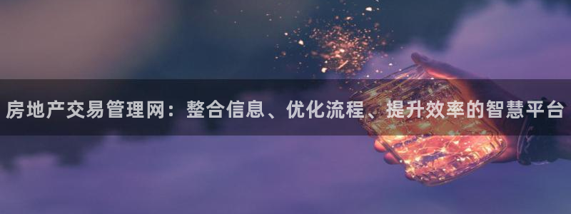 新宝5挂机软件：房地产交易管理网：整合信息、优化流程、提升效