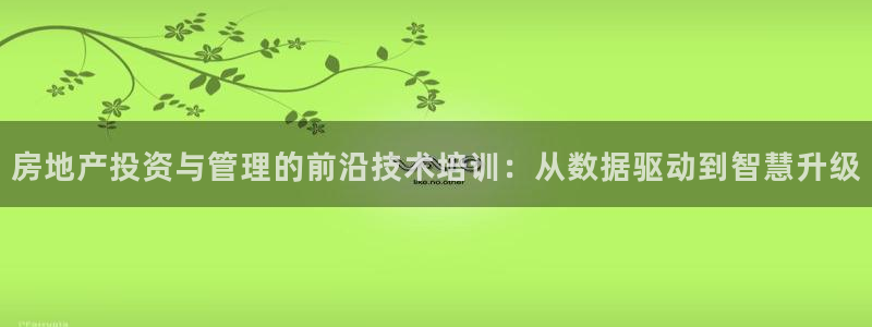 新宝5周74OOO5：房地产投资与管理的前沿技术培训：从数据