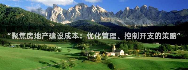 新宝5登陆地址：“聚焦房地产建设成本：优化管理、控制开支的策
