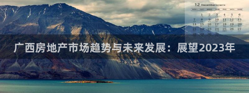 新宝5-：广西房地产市场趋势与未来发展：展望2023年