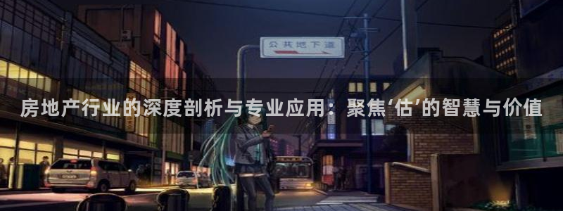 新宝5测速：房地产行业的深度剖析与专业应用：聚焦‘估’的智慧
