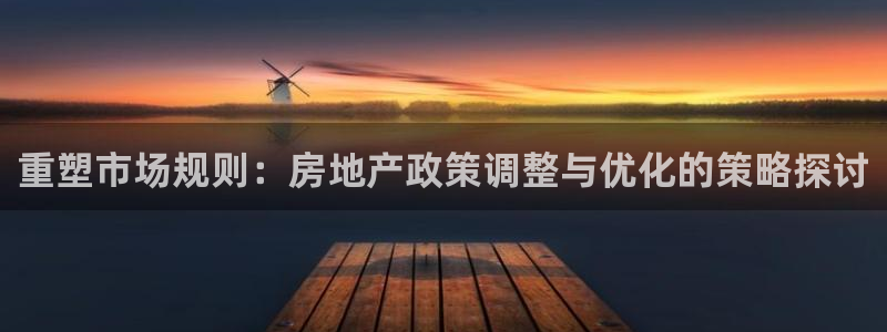 新宝集团新宝5：重塑市场规则：房地产政策调整与优化的策略探讨