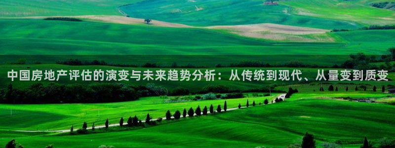 新宝5注册首页：中国房地产评估的演变与未来趋势分析：从传统到