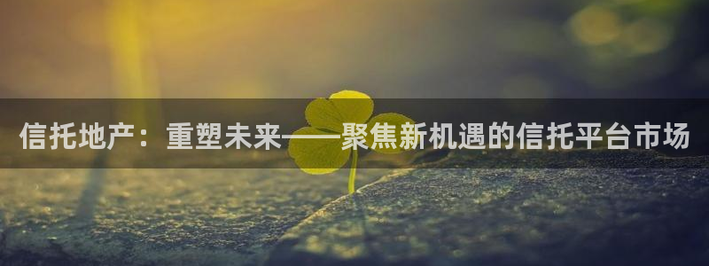 新宝5源码：信托地产：重塑未来——聚焦新机遇的信托平台市场