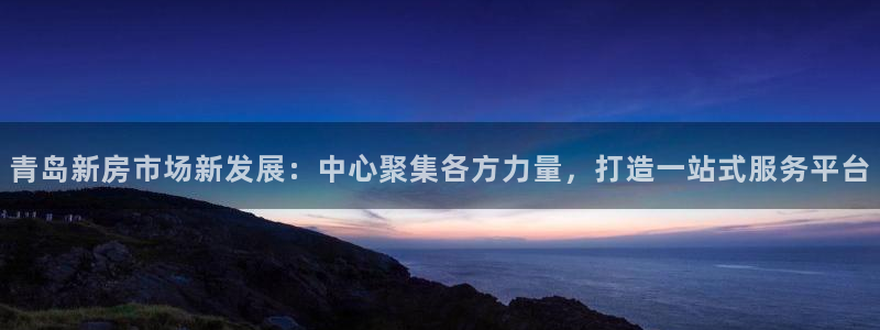 新宝5测试：青岛新房市场新发展：中心聚集各方力量，打造一站式