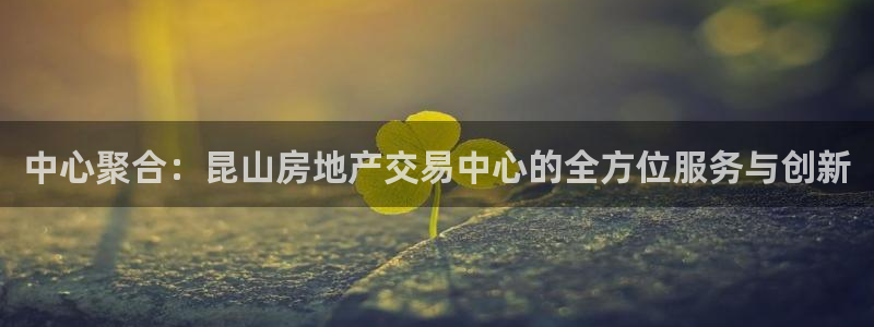 新宝测速5：中心聚合：昆山房地产交易中心的全方位服务与创新