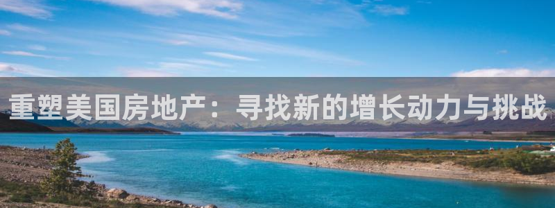 新宝5下载官方：重塑美国房地产：寻找新的增长动力与挑战