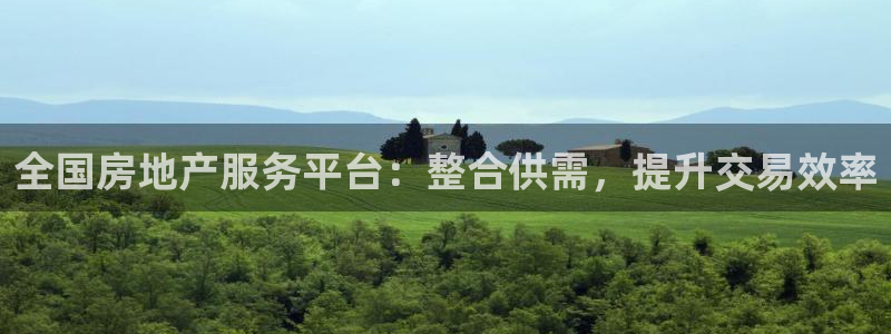 新宝5注册：全国房地产服务平台：整合供需，提升交易效率