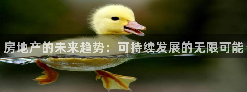 新宝5平台霸：房地产的未来趋势：可持续发展的无限可能