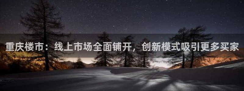 新宝5平台登录注册：重庆楼市：线上市场全面铺开，创新模式吸引