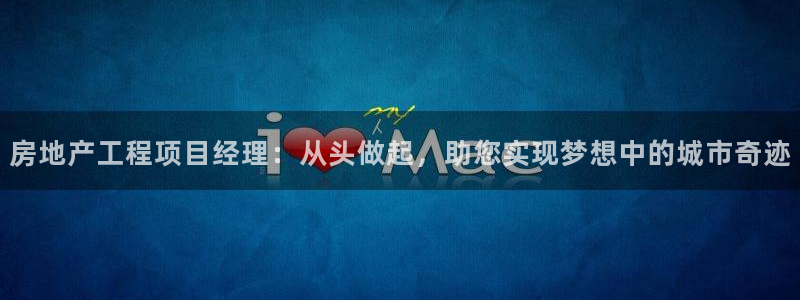 新宝5平台登录：房地产工程项目经理：从头做起，助您实现梦想中