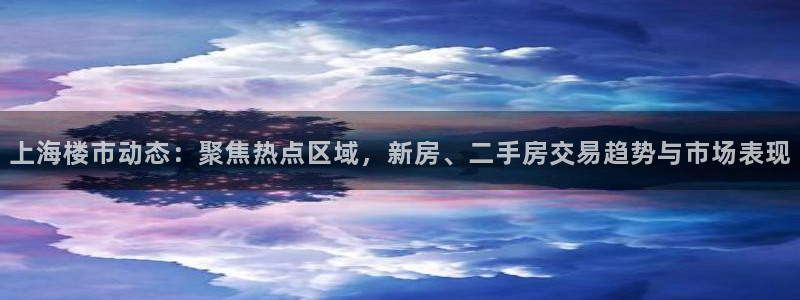 新宝5登录测速中心：上海楼市动态：聚焦热点区域，新房、二手房