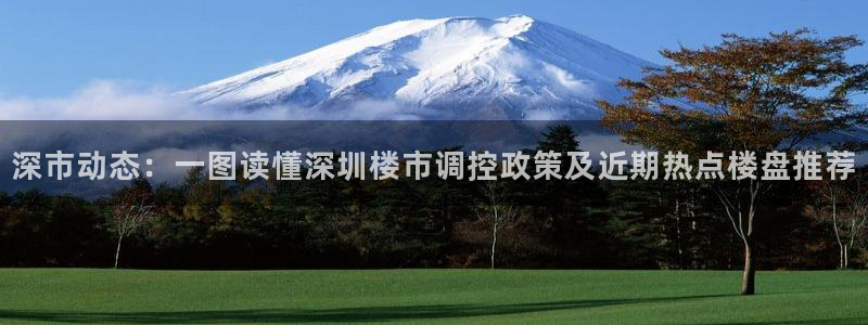 新宝b2O5O5O：深市动态：一图读懂深圳楼市调控政策及近期