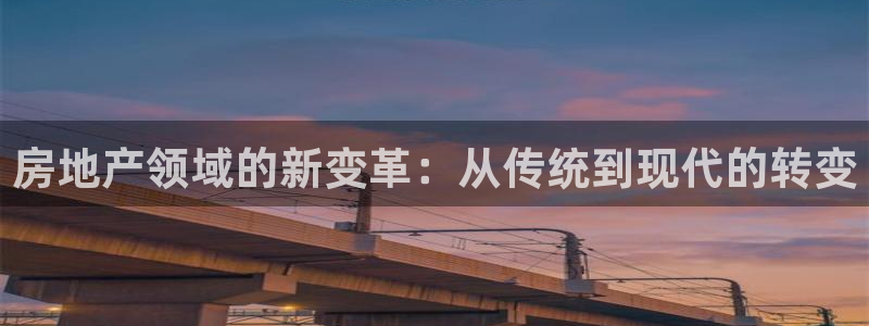 新宝5招商部：房地产领域的新变革：从传统到现代的转变